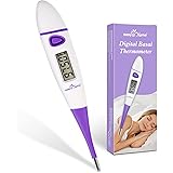 Easy@Home Basalthermometer zur Zykluskontrolle: Basaltemperatur Thermometer Kinderwunsch Fruchtbarkeitsthermometer für Frucht
