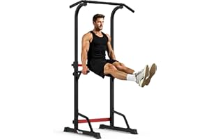 PASYOU Sbarra Trazioni Autoportante Regolabile in Casa, Pull Up Bar, Power Tower Workout Dip Station (PU30/PU40)