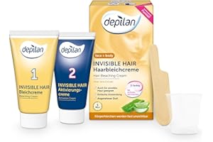 Bleichcreme Gesicht Bleaching depilan invisilbe Hair Bleichcreme (1 Packungen je 2x 50ml)