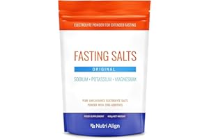 Nutri-Align Sali Elettrolitici Digiuno in Polvere | 400 g Elettroliti di Sodio, Potassio e Magnesio | Elettroliti Puri e non Aromatizzati | Senza Zucchero e Senza Riempitivi | Prodotto nel Regno Unito