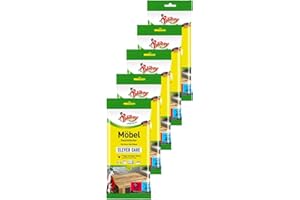 ‎POLIBOY ... PFLEGT WIE NEU Poliboy - Staubmeister Möbel Feuchttücher - speziell für Holzoberflächen entwickelte Reinigungstücher - 5er Pack - 5x24 Tücher - Made in Germany