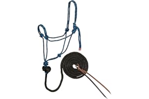 Weaver Leather - Cabestro y Correa de Cuerda Trenzada de Diamante