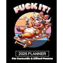 Fuck It! 2025 Planner For Sarcastic & Gifted Women: The Potty ...