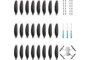 XERTEAM Propeller Compatible with DJI Mini 4K, Mini 2/SE/2 SE, 24 Pieces of Low Noise Wind 4726 FM Propeller Blade, Replaceable Noise Reduction Drone Accessories, Including Screws and Screwdriver (White)