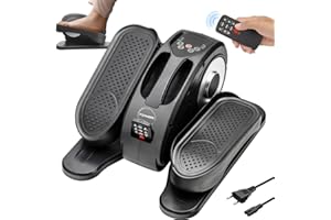PINNERS Mini Eliptica Portatile, Esercitatore a Pedale Ellittico, Esercitatore per gambe, Allenatore Ellittico Sotto la Scrivania, Ginnastica Passiva