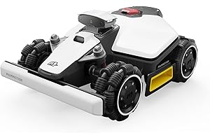 MAMMOTION LUBA Mini AWD 800 Robot Tondeuse,NetRTK+Vision, Aucune Antenne RTK Requise, Recommandé 800m², Max. 1000m², Pentes à 80%, avec Module 4G