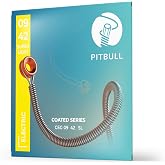 Pitbull Strings Coated Seri Elektro Gitar Teli &ndash; Uzun &Ouml;m&uuml;rl&uuml;, Parlak Ton, Y&uuml;ksek Dayanıklılık (09-42 S&uuml;per Light)