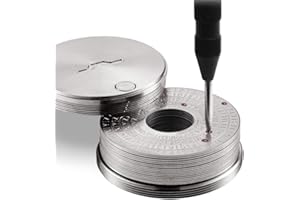 HODLR Disks Krypto-Seed-Phrasen-Speicher – Classic Edition – Kompatibel mit allen BIP39 oder SLIP39 Hardware und Software Wallets, Ledger, Trezor, Coldcard, BitBox, Metamask – bis zu 24 Wörter Phrase