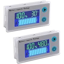 Display Di Tensione Indicatore Di Capacità Della Batteria Monitor Di Corrente Misuratore Di Carica E Potenza 350a~p144614037 - Foto 3