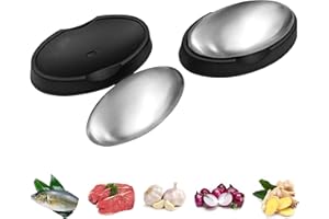 CTDMJ Lot de 2 savons anti-rouille en acier inoxydable - Élimine les odeurs - Savon écologique en acier inoxydable