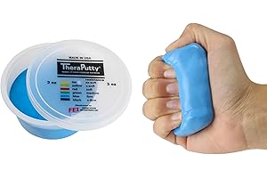 CanDo® TheraPutty antimicrobien - Pâte à malaxer - bleu (élevé)