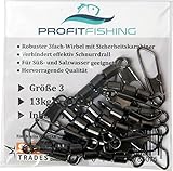 NIE WIEDER SCHNURRDRALL: Was nervt mehr beim Angeln, als ständig die Schnur verdrallt zu haben? Dieser Angel Wirbel verhindert das Verdrehen der Schnur beim Einsatz von Sbirolino, Spinner oder Twister.