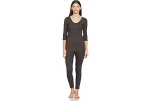Amazon Brand - Symbol Women Thermal Set (Available in Plus Sizes)