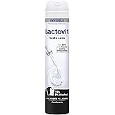 Lactovit - Desodorante Extra Eficaz Invisible Anti- Manchas, 0% Alcohol, Anti-irritaciones Y 72h De Eficacia, Desodorante Spr