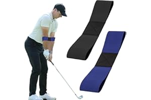 BABBBLISIO 2 Pack Golf Connection Band Golf Training Aids Golf Swing Trainer Posture Correction for Strength Grip Golf Grip Training Aid Golf Swing Training Aid Golf Swing Trainer Golf Swing Band