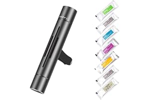 BASTOUR Désodorisant, Bâton De Parfum Solide, diffuseur de parfum à clipser aux grilles d’aération de la voiture, Désodorisant Diffuseur D'huiles avec 7 Feutre de Remplacement