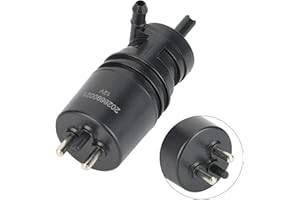 ZOUXO Gorgeri Bomba de lavaparabrisas, Bomba de lavaparabrisas de faros delanteros Para W201 W123 W124 W126 W129 2028690021