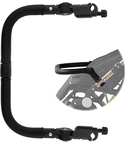 Accessorio Sicurezza Bambini Bracciolo Paraurti Per Passeggino - Guardrail Regolabile Universale Nero Accessorio Passeggino Babyzen Yoyo - 6