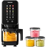 Taurus Gelato Flow Electric Fridge with 12 Programs and 3 Tubs | Turn natural ingredients into creamy ice cream, sorbets and