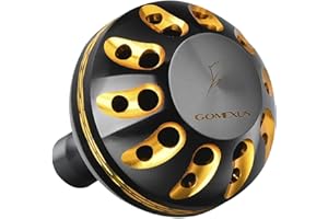 GOMEXUS Power Knob Compatible for Shimano 17 18 Sahara 500-5000 Daiwa 18 Tatula LT 1000-4000 Direct Penn Battle II 1000-5000 Drill Fitment Spinning Reel Handle Replacement Knob