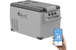 Alpicool CF35 Glaciere Portable Réfrigérateur Voiture 35 Liter Camping Congélateur 12/24V Mini Frigo pour Maison, Bureau ou Pique-Nique en Plein Air/ -20 à 20℃