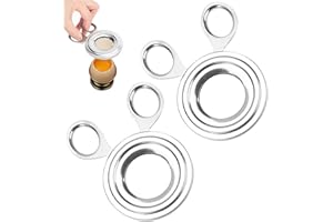 DONOONIS Ouvre Oeuf à La Coque, 2pcs Coupe Oeuf à La Coque Pince dur Inox, Ciseaux Coquille Ouvreur D'Oeufs Gourmet en Acier Inoxydable Découpe pour Ustensiles Accessoire de Cuisine Restaurant