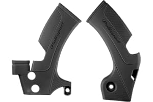 Polisport Kawasaki KX450F - Rahmenschutz Schwarz - Modelles 2009-18