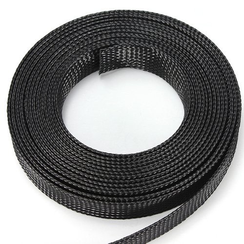 Well-Goal 25mm Braided Expandable Auto Wire Cable Gland Sleeving High Density Sheathing 5M