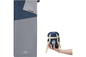 Naturehike Sacco a pelo in Cotone per Adulti e Bambini 3-4 Stagioni Leggero Impermeabile da Campeggio Attrezzatura per Dormire