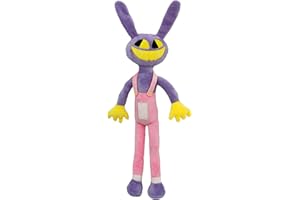 POBEC Digital Circus Plush, The Digital Circus Plush Doll, Cyber Circus Clown Rabbit Plush, Cartoon Stuffed Anime Digital Circus Plush Toy for Boys Girls Birthday Gift, Christmas (A)