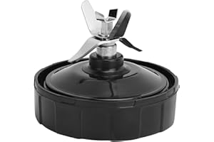 ZERODIS Parti di Ricambio del Frullatore, Base del Frullatore Gruppo Lame a 6 Foglie Lama di Ricambio per Estrattore Adatta per Estrattore di Spremiagrumi Nutri Ninja 900W 1000W
