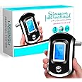 SIMMANS Alcohol Tester Handheld Digital Alcohol Breath Tester Breathalyzer Analyzer LCD Display Mini Blowing Tester. (Model S-6)