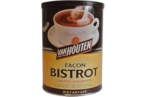 BO TIME Chocolat en Poudre Sucrée Façon Bistrot Van Houten 425g/Boite - Ofgfres de 1, 2, 3 et 4 Boites - Livraison Gratuite France (1 boite)