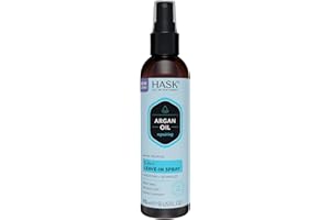 HASK Argan Oil 5-in-1 Leave In Conditioner Spray, repairing for all hair types, colour safe, gluten free, sulfate free, paraben free - 1 175ml Bottle