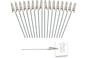 ‎HONGECB HONGECB krokodilklemme foto, 50 Stück Memo-Clip-Halter, Karte Foto Hinweis Clips, Stehen Memo Clip, für Fotokarte Hinweis Büroklammer, DIY Hochzeit Geburtstag Party Tischdeko