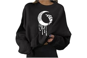 GENERIC Sweat Femme Imprimé Kawaii Sweatshirt Ado Fille Femme Sweat-Shirt Col Rond Imprimé Collège Style Manches Longues Et Col Rond pour Femmes Femmes Blouses Pullover Automne Hiver Top