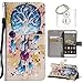 Produktbild für Huawei P10 5,1 Zoll Hülle, Retro 3D Muster PU Leder Hülle Wallet Case Folio Schutzhülle in mit Standfunktion Karteneinschub und Etui Flip Case Schutzhüllen +Schlüsselanhänger (P) (6)