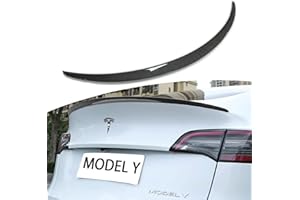 ‎AOSKONOLOGY AOSKonology für Tesla Model Y Spoilerflügel OEM Stil ABS Kohlefaser Muster für 2020–2023 Tesla Model Y Heckspoiler Lippe Schwanz Flügel Kofferraum Deckel (OEM-Spoiler,Karbonfaser)
