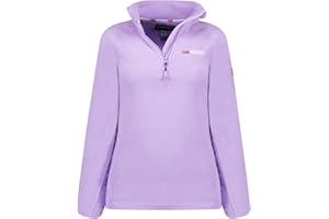 Geographical Norway Tug Lady Hz - Chaqueta Forro Polar Mujer Cremallera Otoño Invierno Primavera Ciente - Suéter Mujeres De Manga Larga De Piel Suave Aire Libre