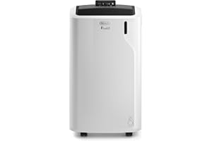 De'Longhi Pinguino PAC EM93K SILENT, Aire Acondicionado Portátil Silencioso, 10.500 BTU/h, 90 m3, 2.6 kW, 3 Velocidades, Gas R290