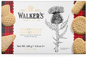 WALKERS NONSUCH Walkers Shortbread Shortbread assortiti, confezione da 1 (1 scatola da 160 g)