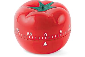 Pomodoro timer, köksklocka timer 60 min, kökstimer, Pomodoro timer analog för lärning/lek/matlagning