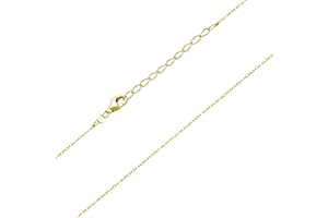 MATERIA by Matthias Wagner Kinder Kette Silber 925 Halskette Mädchen 1,2mm dünn Länge verstellbar 36-40cm