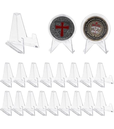 Porte-cartes Transparent Lot De 10 Supports Acrylique Pour Cartes - - Chevalet Mini Pour Collection - Stable Mini Vitrine Pour Collection