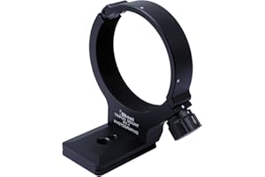 ISHOOT Anillo de montaje en trípode para objetivo, compatible con Nikon RT-1 AF-S NIKKOR 300 mm f/4E PF ED VR y 70 - 200 mm f/4G ED VR - Con placa de liberación rápida