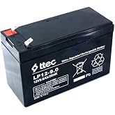 Ttec 12V 9Ah Bakımsız Kuru Ak&uuml; (01/2025 &Uuml;retimi)