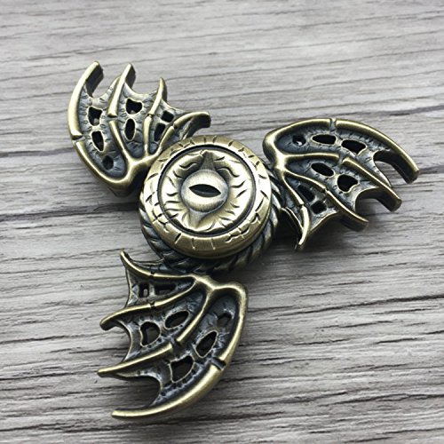 Finger Hand Spinner Alloy Fidget Focus Toy With Smooth Surface Finish And Fast Spinning, EDC Spinner Kids Adult Stress Reducer For Fear Relief, ADD, ADHD And Finger Training - 4