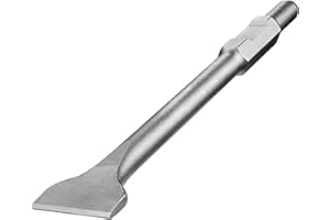 Firecore Burin à bêche SDS HEX, burin à queue hexagonale pour marteau de démolition électrique,burin sd hex, burin large 400 × 75mm -FS18316