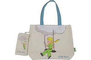 CYPBRANDS CyP Brands- El Principito- Bolso, Monedero, Bolsos y complementos, El Principito, Little Prince, Color Beige, Producto Oficial