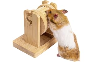 Hamster Beriknings Lek Saker Trärulle med berikningsfunktion och